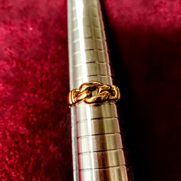 14K Gold Triple Knot Infinity Ring  50% Discount - Picture 1 of 3